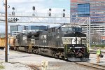 NS 4431 in the lead of train 350-25, stopped for a crew change